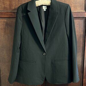 J CREW FACTORY BLACK BLAZER SIZE 8